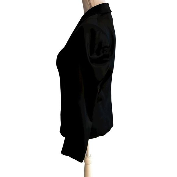 Donna Karan New York Cut-Out Tuxedo Jacket Size 8 - Picture 6 of 8